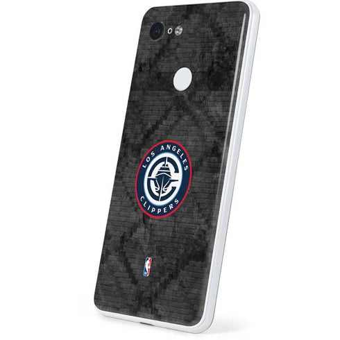 NBA Los Angeles Clippers Black Rust Google Pixel 3 Skin